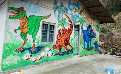 80张手绘案例汇总！手绘墙画定制找妙笔生花